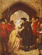 Edward Matthew Ward Sir Thomas More's Farewell to his Daughter Spain oil painting artist